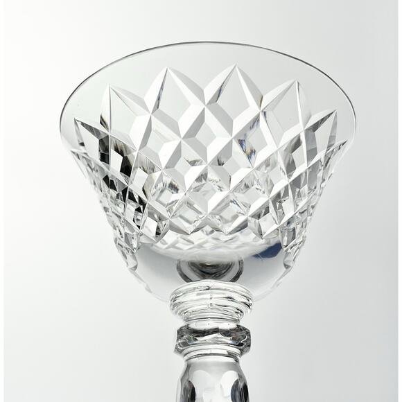 Hawkes “Delft Diamond” Set of 4 Crystal Coupe Champagne Glasses 5” 4oz Signed - Picture 5 of 6